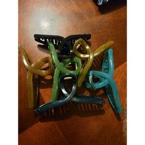 Big Hair Claw Large Butterfly Hair Clip 5"‎ Oversize Acrylic AcrylicHairClip X6